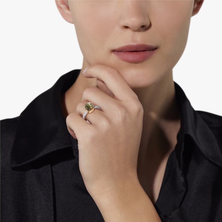 Pomellato Nudo Petit ring rosé/wit goud met diamant - PAB7040 O6WHR DB0PA - #4 Pomellato Nudo Petit ring rosé/wit goud met diamant - PAB7040 O6WHR DB0PA - #4