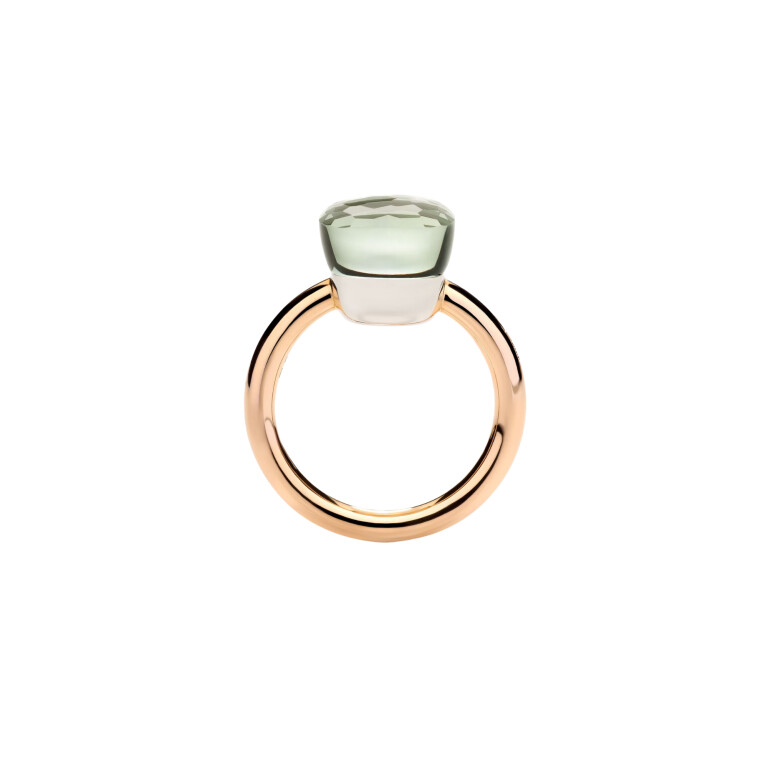 Pomellato Nudo ring rosé/wit goud met Prasioliet - PAA1100 O6000 000PA - #3 Pomellato Nudo ring rosé/wit goud met Prasioliet - PAA1100 O6000 000PA - #3