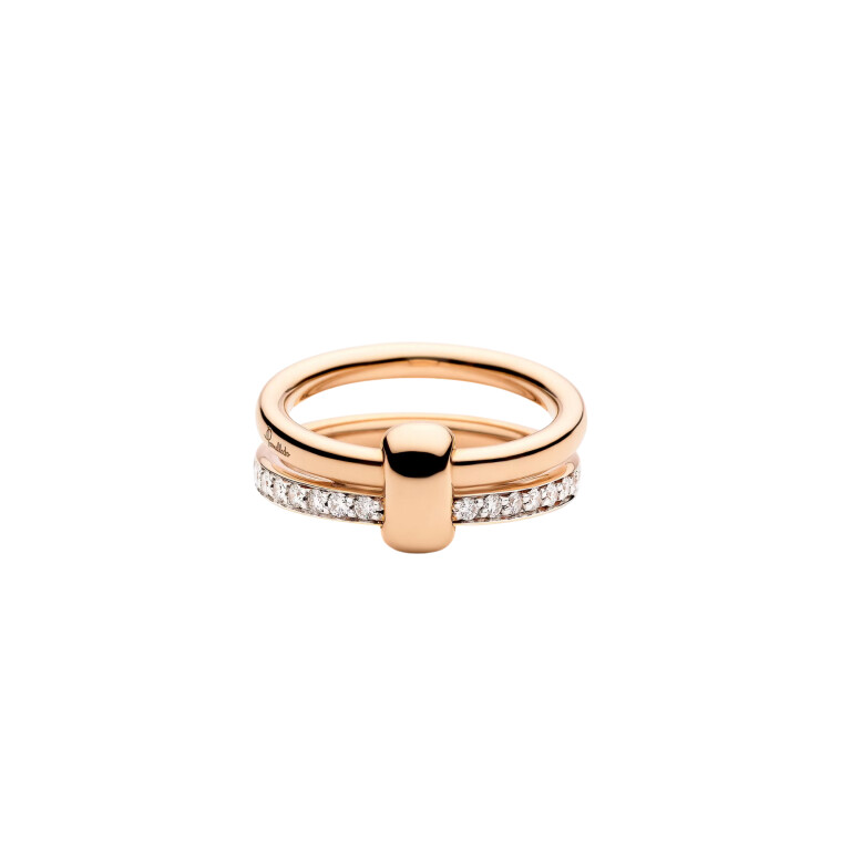 Pomellato Pomellato Together ring roodgoud met diamant - PAC0100 O7WHR DB000 - #4 Pomellato Pomellato Together ring roodgoud met diamant - PAC0100 O7WHR DB000 - #4
