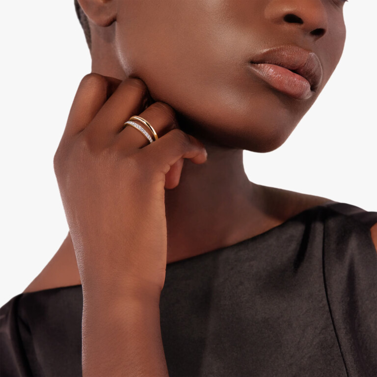 Pomellato Pomellato Together ring roodgoud met diamant - PAC0100 O7WHR DB000 - #5 Pomellato Pomellato Together ring roodgoud met diamant - PAC0100 O7WHR DB000 - #5