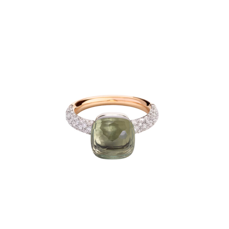 Pomellato Nudo ring rosé/wit goud met diamant - PAC0040 O6WHR DB0PA - #3 Pomellato Nudo ring rosé/wit goud met diamant - PAC0040 O6WHR DB0PA - #3