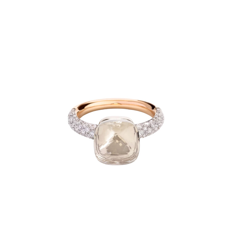 Pomellato Nudo ring rosé/wit goud met diamant - PAC0040 O6WHR DB0TB - #3 Pomellato Nudo ring rosé/wit goud met diamant - PAC0040 O6WHR DB0TB - #3