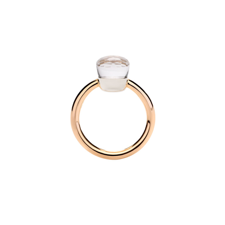 Pomellato Nudo Petit ring rosé/wit goud met Topaas - PAB4030 O6000 000TB - #5 Pomellato Nudo Petit ring rosé/wit goud met Topaas - PAB4030 O6000 000TB - #5