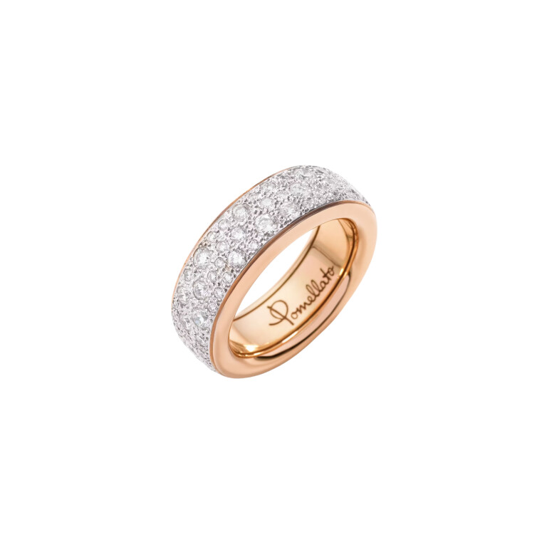 Pomellato Iconica ring roodgoud met diamant - PAC4008 O7WHR DB000 - #1 Pomellato Iconica ring roodgoud met diamant - PAC4008 O7WHR DB000 - #1