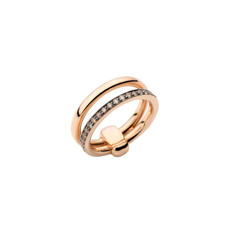 Pomellato Pomellato Together ring roodgoud met diamant - PAC0100 O7BKR DBR00 - #2 Pomellato Pomellato Together ring roodgoud met diamant - PAC0100 O7BKR DBR00 - #2
