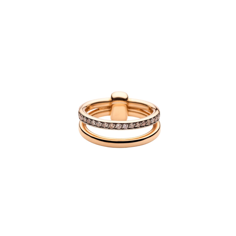 Pomellato Pomellato Together ring roodgoud met diamant - PAC0100 O7BKR DBR00 - #4 Pomellato Pomellato Together ring roodgoud met diamant - PAC0100 O7BKR DBR00 - #4