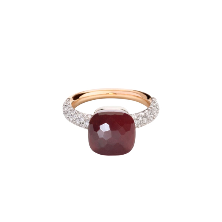Pomellato Nudo ring rosé/wit goud met diamant - PAC0040 O6WHR DB0OG - #2 Pomellato Nudo ring rosé/wit goud met diamant - PAC0040 O6WHR DB0OG - #2