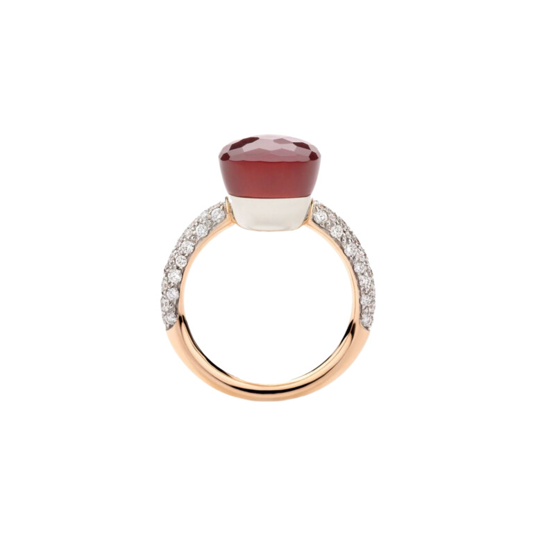 Pomellato Nudo ring rosé/wit goud met diamant - PAC0040 O6WHR DB0OG - #3 Pomellato Nudo ring rosé/wit goud met diamant - PAC0040 O6WHR DB0OG - #3