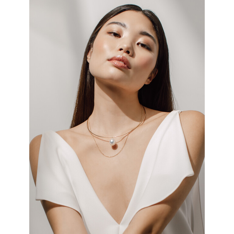 Yana Nesper Open Mind collier geelgoud - OM18 - #5 Yana Nesper Open Mind collier geelgoud - OM18 - #5