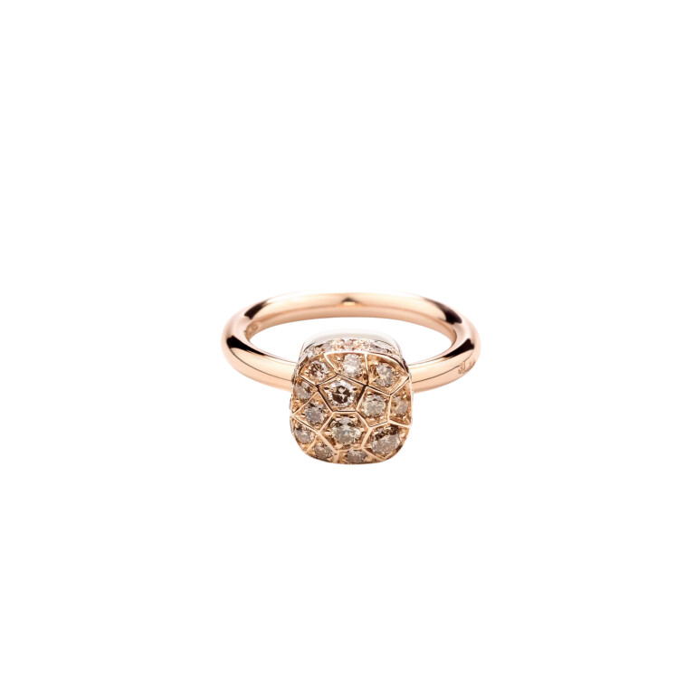 Pomellato Nudo Solitaire ring rosé/wit goud met diamant - PAC2501 O6000 DBR00 - #2 Pomellato Nudo Solitaire ring rosé/wit goud met diamant - PAC2501 O6000 DBR00 - #2
