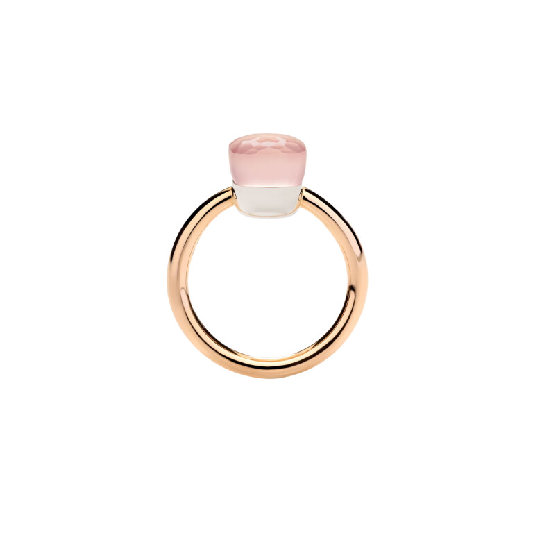 Pomellato Nudo Petit ring rosé/wit goud met Kwarts - PAB4030 O6000 000QR - #3 Pomellato Nudo Petit ring rosé/wit goud met Kwarts - PAB4030 O6000 000QR - #3