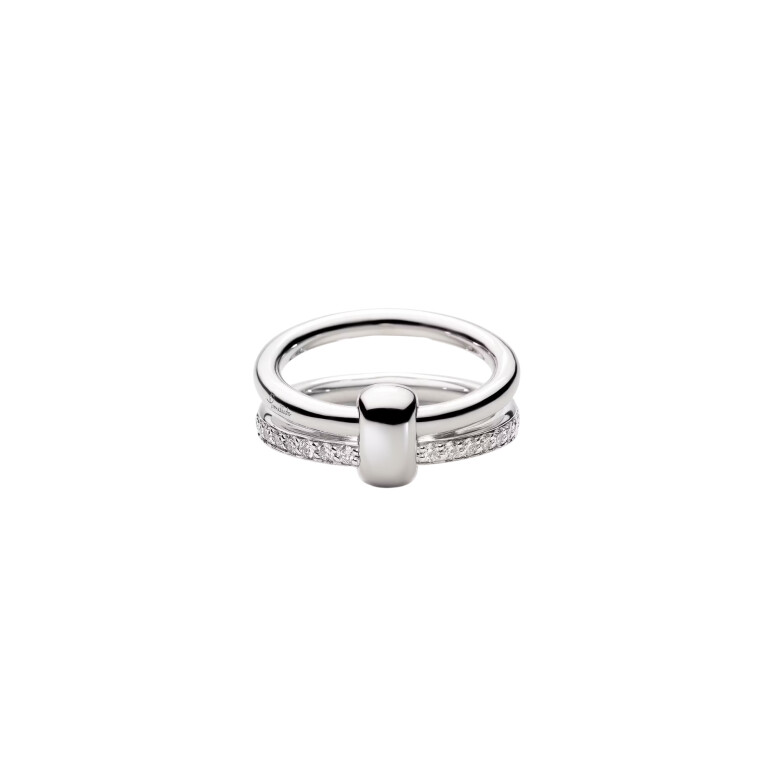 Pomellato Pomellato Together ring witgoud met diamant - PAC0100 O2WHR DB000 - #5 Pomellato Pomellato Together ring witgoud met diamant - PAC0100 O2WHR DB000 - #5