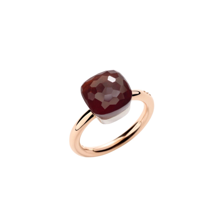 Pomellato Nudo ring rosé/wit goud met Granaat - PAA1100 O6000 000OG - #1 Pomellato Nudo ring rosé/wit goud met Granaat - PAA1100 O6000 000OG - #1