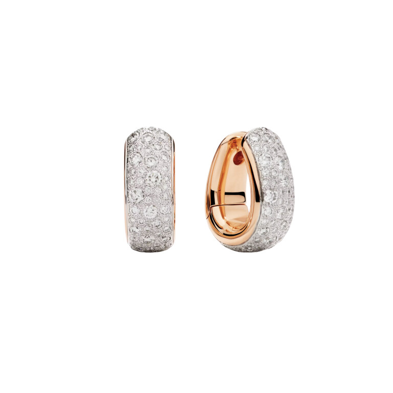 Iconica oorknoppen - Pomellato - POB7122 O7WHR DB000 Iconica oorknoppen - Pomellato - POB7122 O7WHR DB000