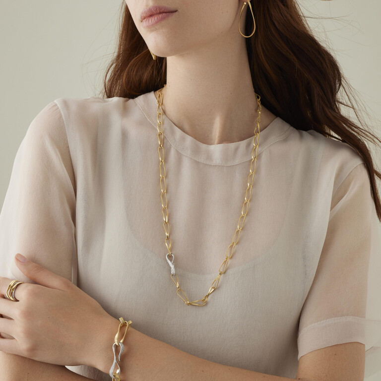 Marco Bicego Marrakech Onde armband geelgoud - BG850 - #2 Marco Bicego Marrakech Onde armband geelgoud - BG850 - #2