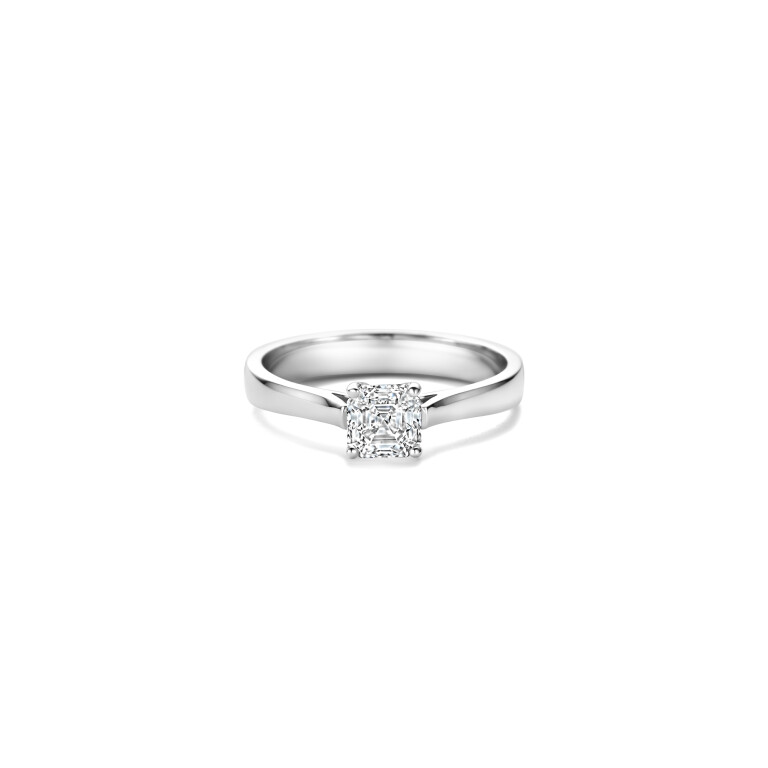 Royal Asscher Ingrid Ringen witgoud met diamant - R.239.RAC.18WG.3 GIA - #3 Royal Asscher Ingrid Ringen witgoud met diamant - R.239.RAC.18WG.3 GIA - #3