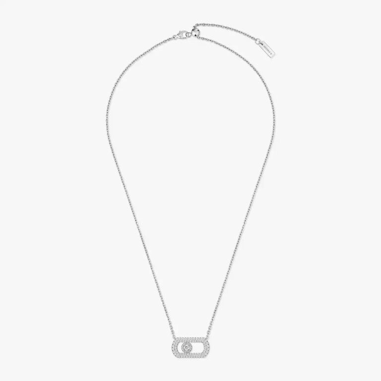 Messika So Move collier witgoud met diamant - 12945-WG - #4 Messika So Move collier witgoud met diamant - 12945-WG - #4