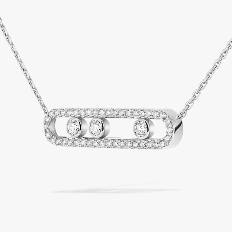 Messika Move Classic collier met hanger witgoud met diamant - 3994-WG - #4 Messika Move Classic collier met hanger witgoud met diamant - 3994-WG - #4