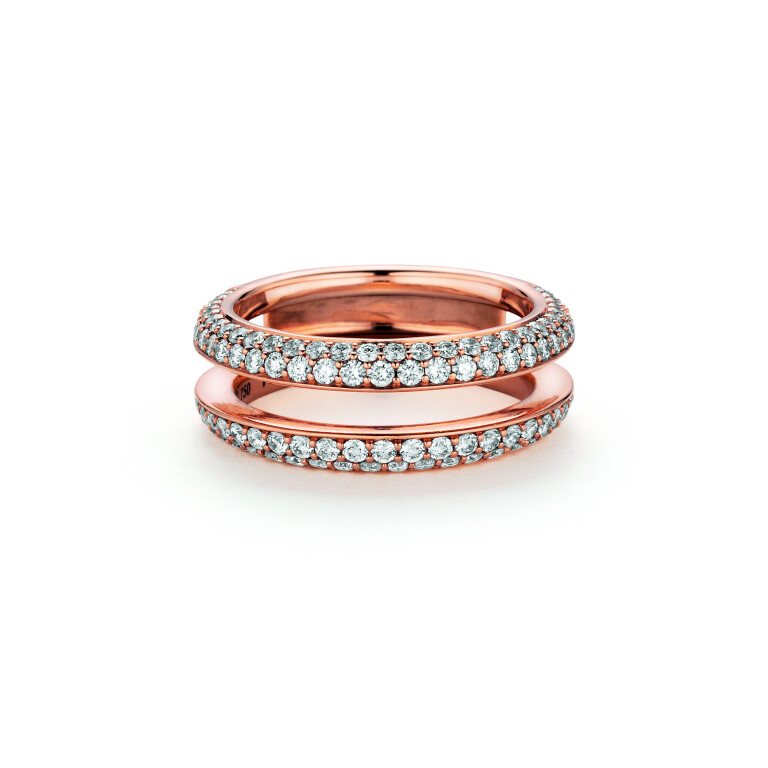 roodgoud ring met diamant Schaap en Citroen Diamonds - #1 roodgoud ring met diamant Schaap en Citroen Diamonds - #1