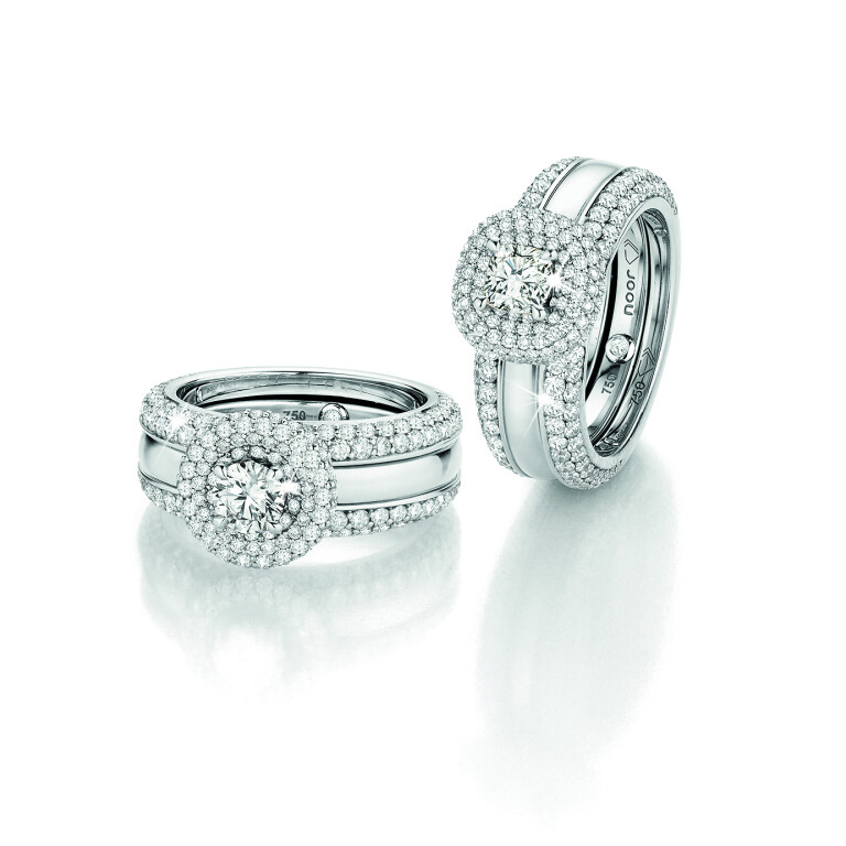 witgoud ring met diamant Schaap en Citroen Diamonds - #2 witgoud ring met diamant Schaap en Citroen Diamonds - #2