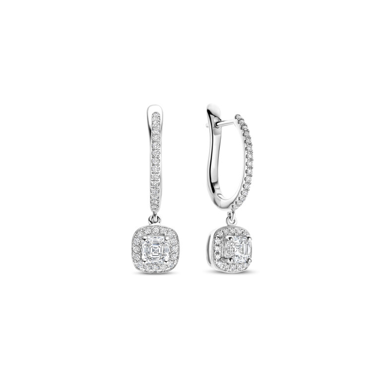 74 Collection oorhangers - Royal Asscher  - E.74.1289.RAC.WG.11 HRD 74 Collection oorhangers - Royal Asscher - E.74.1289.RAC.WG.11 HRD