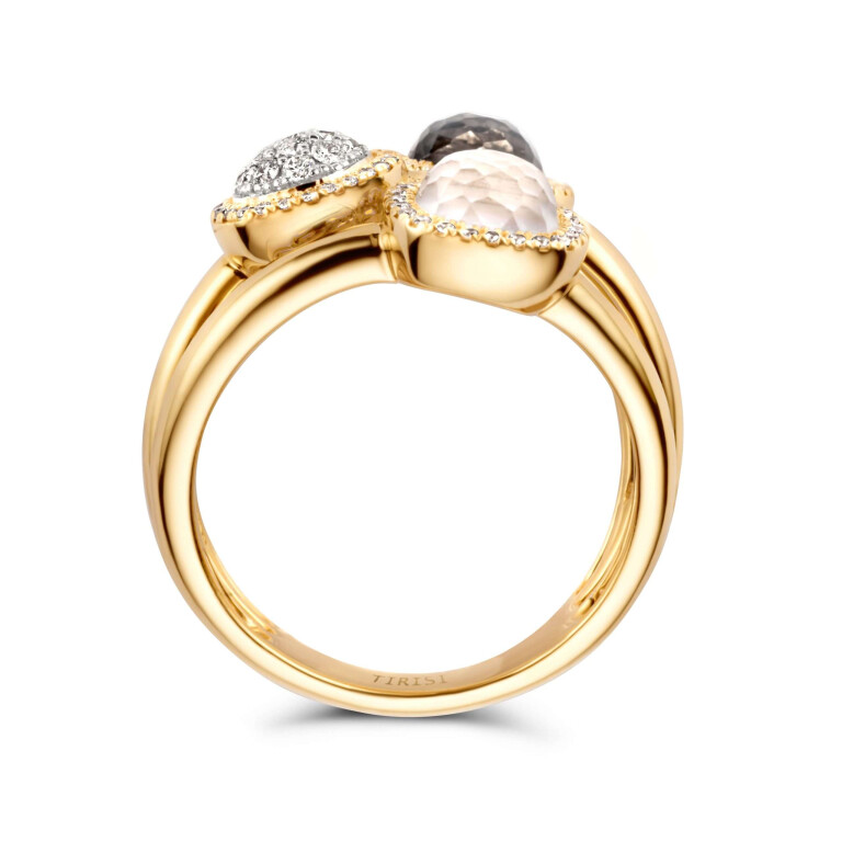 Tirisi Jewelry Milano Sweeties ring geelgoud met diamant - TR9757WQ+HM - #3 Tirisi Jewelry Milano Sweeties ring geelgoud met diamant - TR9757WQ+HM - #3