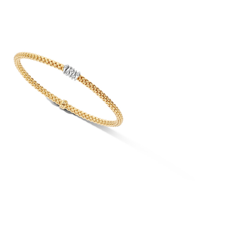 Fope Prima Armbanden geel/wit goud met diamant - 74608BX_BB_G_XBX_00M - #6 Fope Prima Armbanden geel/wit goud met diamant - 74608BX_BB_G_XBX_00M - #6
