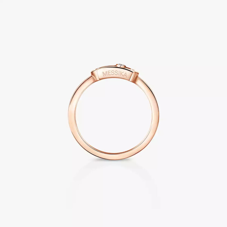 Messika Move Uno ring roodgoud met diamant - 10055-PG - #5 Messika Move Uno ring roodgoud met diamant - 10055-PG - #5