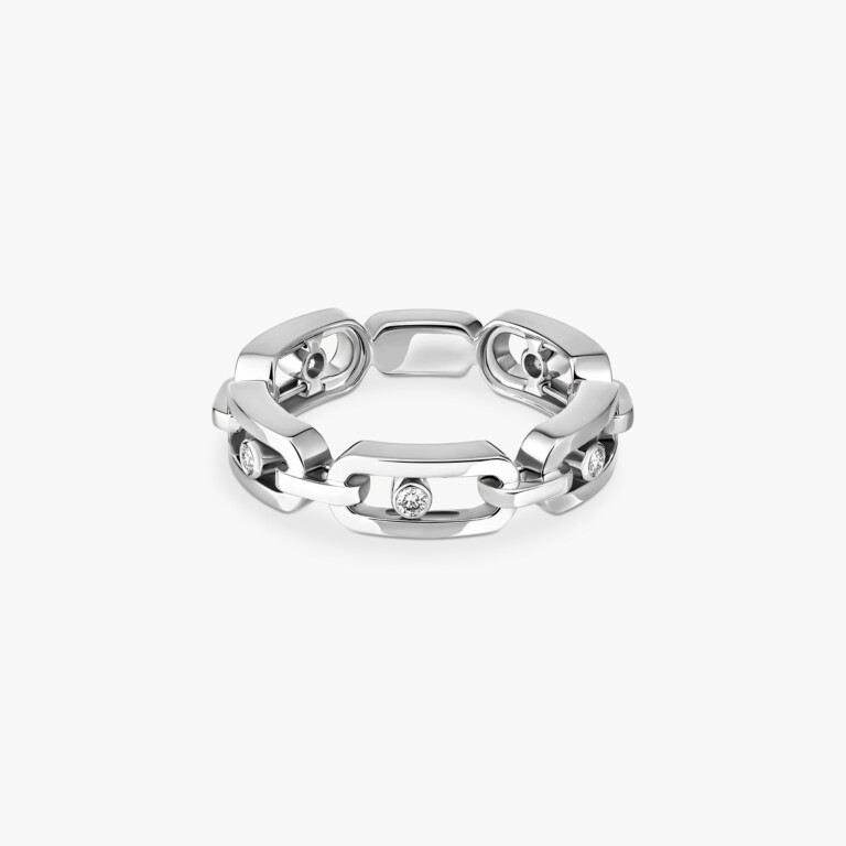 Messika Move Link ring witgoud met diamant - 12078-WG - #3 Messika Move Link ring witgoud met diamant - 12078-WG - #3