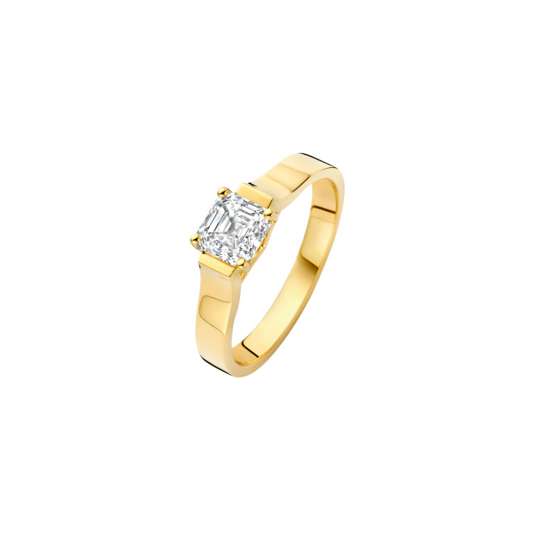 Celeste Ring - Royal Asscher - R.111.RAC.YG.58 HRD Celeste Ring - Royal Asscher - R.111.RAC.YG.58 HRD