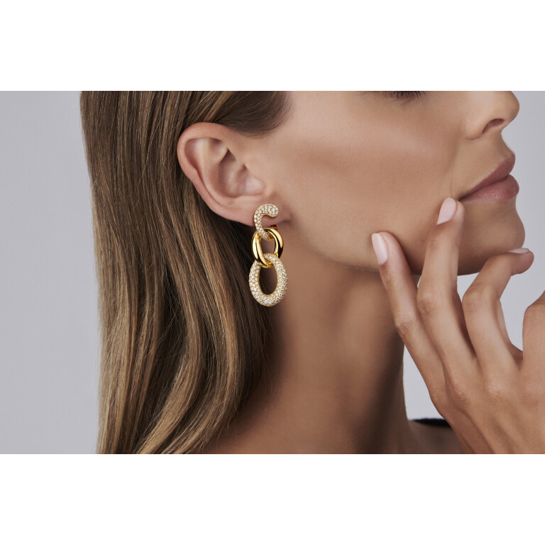 roodgoud oorhangers met diamant SC Highlights Diamonds - #2 roodgoud oorhangers met diamant SC Highlights Diamonds - #2