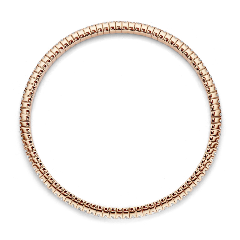 roodgoud flexibele armband met diamant Schaap en Citroen Diamonds - #3 roodgoud flexibele armband met diamant Schaap en Citroen Diamonds - #3