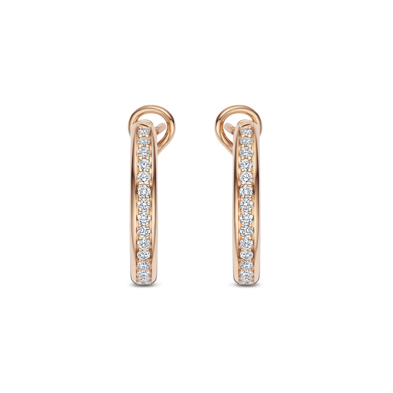 roodgoud oorringen met diamant Schaap en Citroen Diamonds - #3 roodgoud oorringen met diamant Schaap en Citroen Diamonds - #3