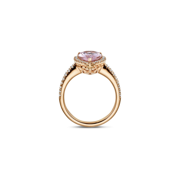 roodgoud ring met diamant Schaap en Citroen Colours - #4 roodgoud ring met diamant Schaap en Citroen Colours - #4