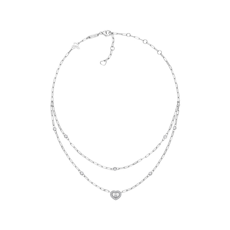 Chopard Happy Diamonds Icons Heart collier met hanger witgoud met diamant - 81A054-1221 - #2 Chopard Happy Diamonds Icons Heart collier met hanger witgoud met diamant - 81A054-1221 - #2