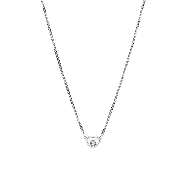 Chopard Happy Diamonds My Happy Hearts collier met hanger witgoud met diamant - 81A086-1001 - #1 Chopard Happy Diamonds My Happy Hearts collier met hanger witgoud met diamant - 81A086-1001 - #1