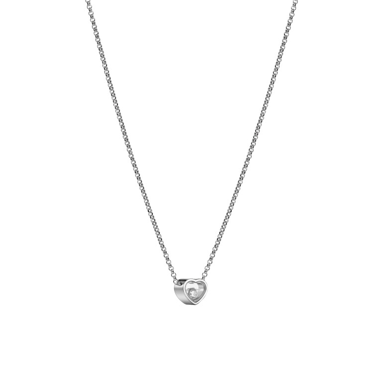 Chopard Happy Diamonds My Happy Hearts collier met hanger witgoud met diamant - 81A086-1001 - #2 Chopard Happy Diamonds My Happy Hearts collier met hanger witgoud met diamant - 81A086-1001 - #2