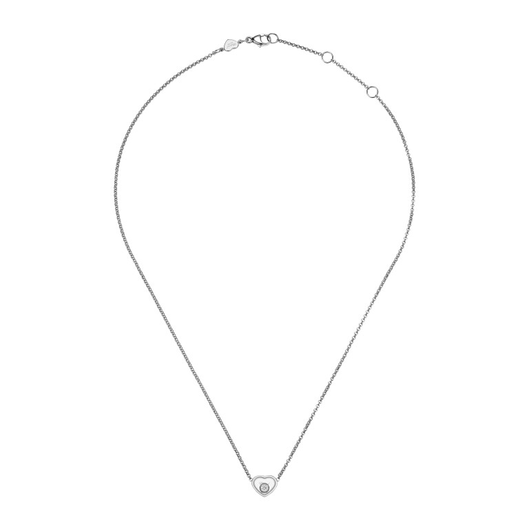 Chopard Happy Diamonds My Happy Hearts collier met hanger witgoud met diamant - 81A086-1001 - #3 Chopard Happy Diamonds My Happy Hearts collier met hanger witgoud met diamant - 81A086-1001 - #3