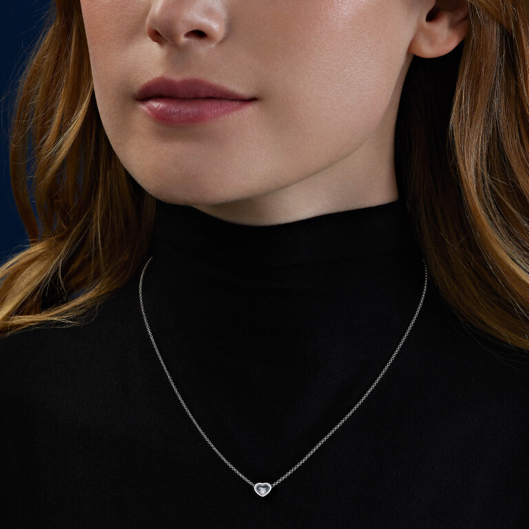 Chopard Happy Diamonds My Happy Hearts collier met hanger witgoud met diamant - 81A086-1001 - #5 Chopard Happy Diamonds My Happy Hearts collier met hanger witgoud met diamant - 81A086-1001 - #5