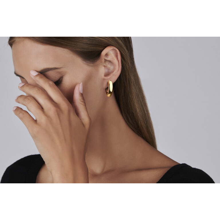 geelgoud oorringen Schaap en Citroen Essentials - #3 geelgoud oorringen Schaap en Citroen Essentials - #3