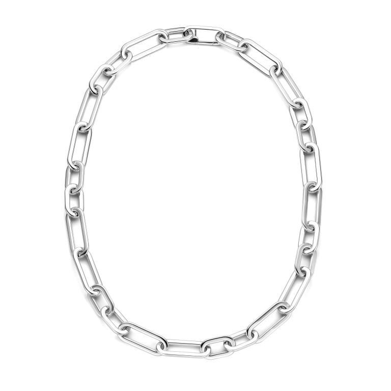 witgoud schakel collier Schaap en Citroen Essentials - #3 witgoud schakel collier Schaap en Citroen Essentials - #3