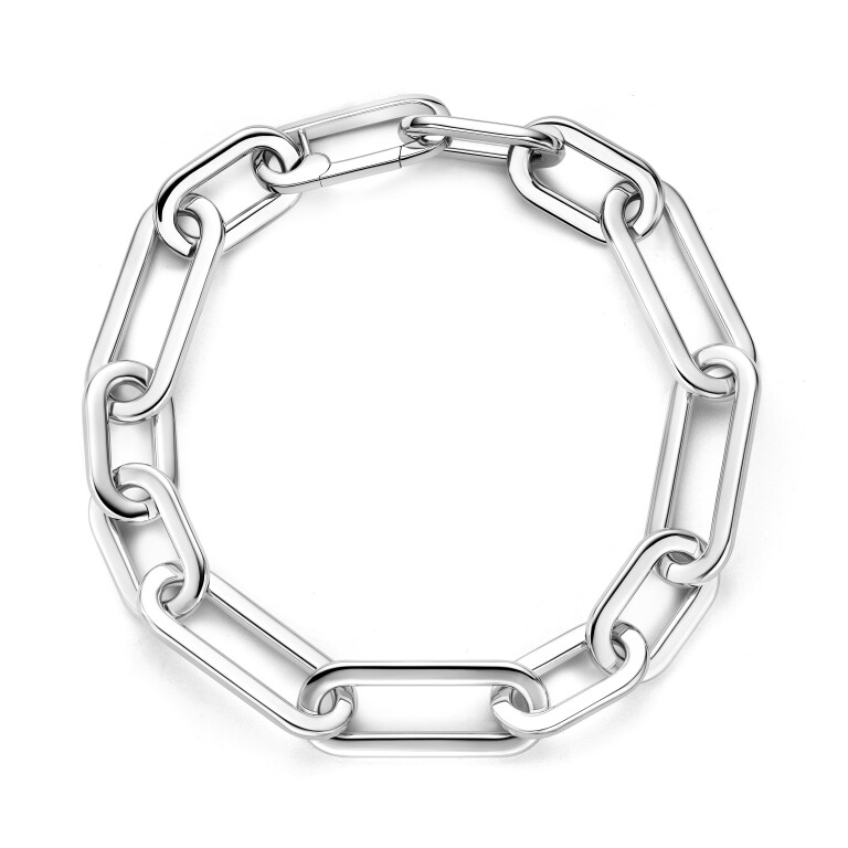 witgoud schakel armband Schaap en Citroen Essentials - #3 witgoud schakel armband Schaap en Citroen Essentials - #3