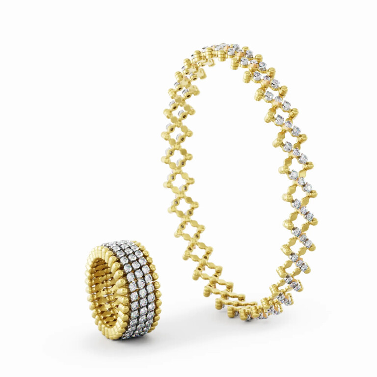 Serafino Consoli Serafino Classic Armbanden geelgoud met diamant - S.RB5M2YWGWD - #2 Serafino Consoli Serafino Classic Armbanden geelgoud met diamant - S.RB5M2YWGWD - #2