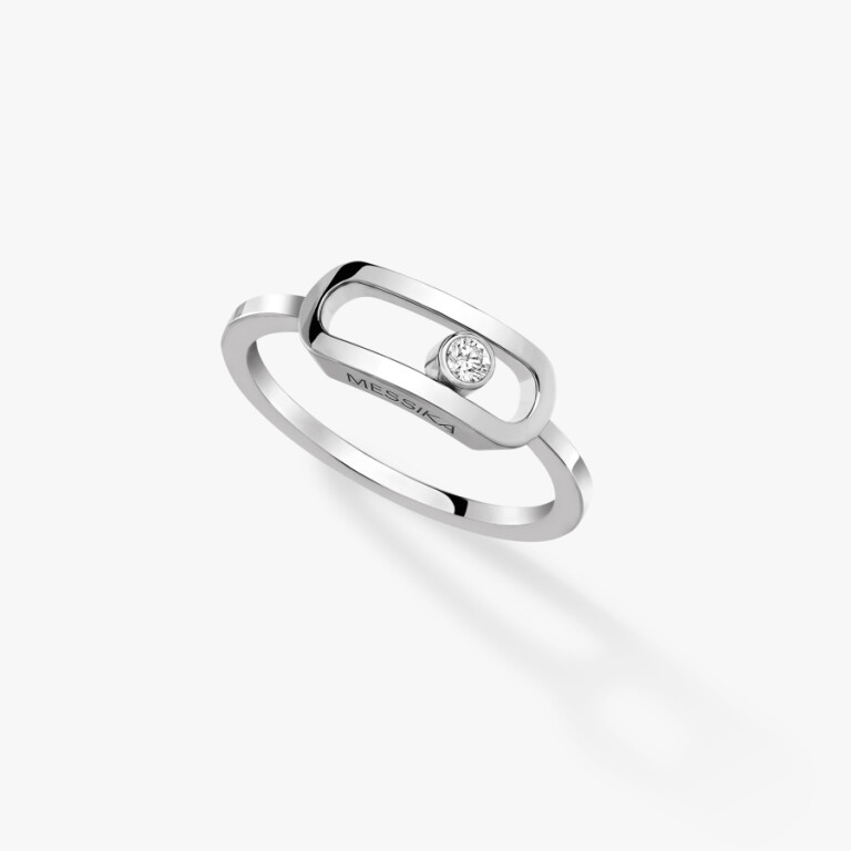 Messika Move Uno ring witgoud met diamant - 12390-WG - #1 Messika Move Uno ring witgoud met diamant - 12390-WG - #1