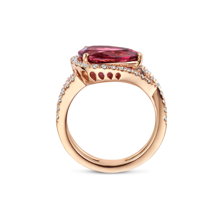 roodgoud ring met diamant SC Highlights Colours - #4 roodgoud ring met diamant SC Highlights Colours - #4