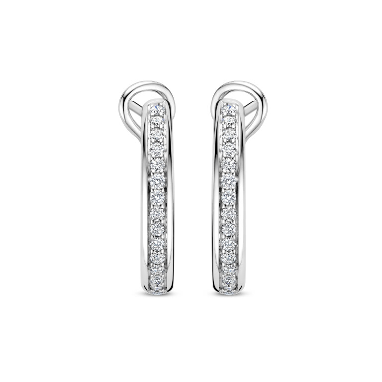 witgoud oorringen met diamant Schaap en Citroen Diamonds - #3 witgoud oorringen met diamant Schaap en Citroen Diamonds - #3