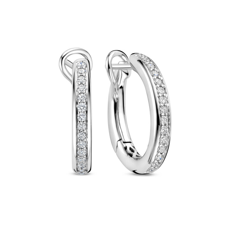 witgoud oorringen met diamant Schaap en Citroen Diamonds - #1 witgoud oorringen met diamant Schaap en Citroen Diamonds - #1