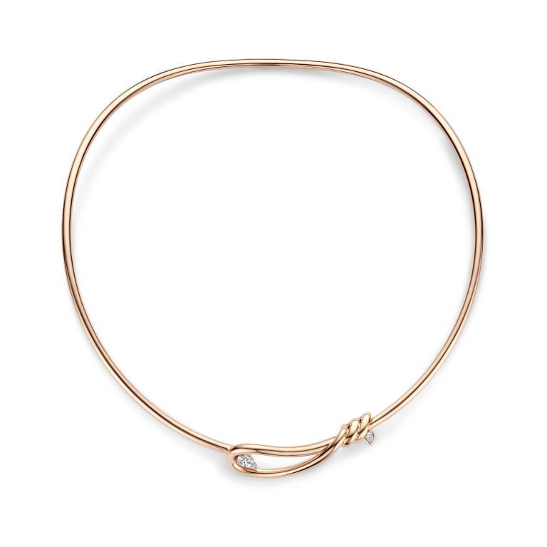 geelgoud spang collier met diamant SC Highlights Diamonds - #3 geelgoud spang collier met diamant SC Highlights Diamonds - #3