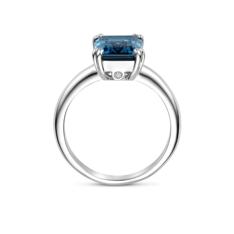 witgoud ring met diamant Schaap en Citroen Colours - #4 witgoud ring met diamant Schaap en Citroen Colours - #4