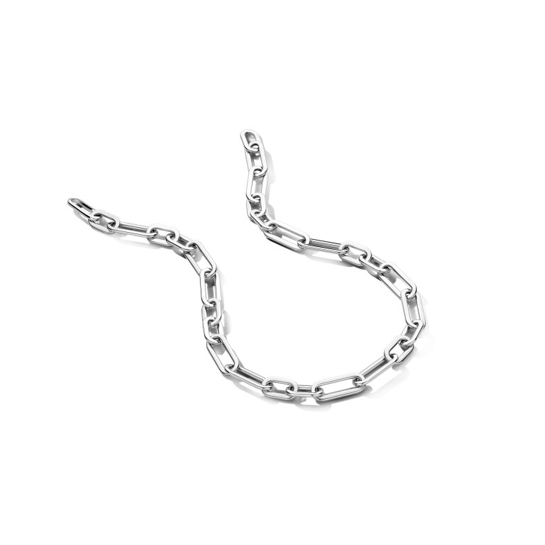 witgoud schakel collier Schaap en Citroen Essentials - #3 witgoud schakel collier Schaap en Citroen Essentials - #3